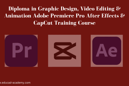 Diploma Graphic Design Video Editing Animation Adobe Premiere Pro After Effects & CapCut Course in Karachi