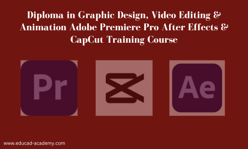 Basic to Pro Diploma in Graphic Design, Video Editing & Animation (Adobe Premiere Pro, After Effects & CapCut) Training